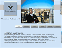 Tablet Screenshot of corporaterealtyaustin.com